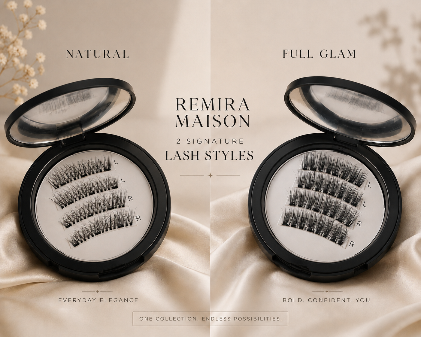 REMIRA MASION 2-in-1 Lash Kit – Natural & Full Glam Looks